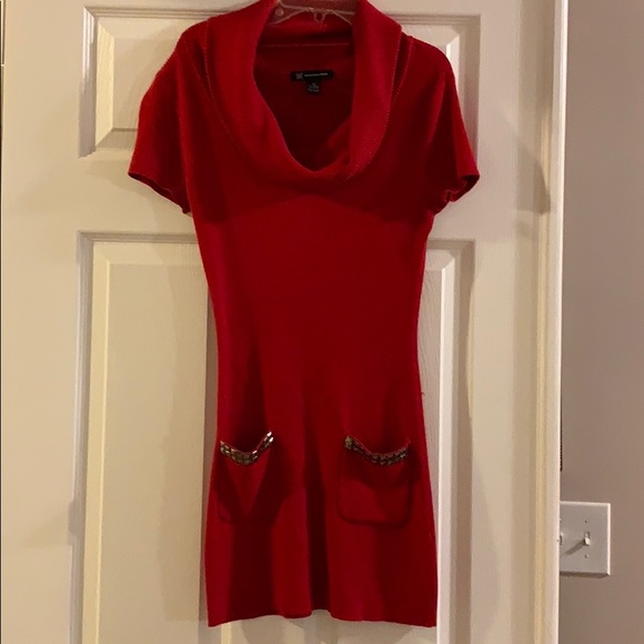 INC Sweater Size Medium in Red. - Picture 2 of 6